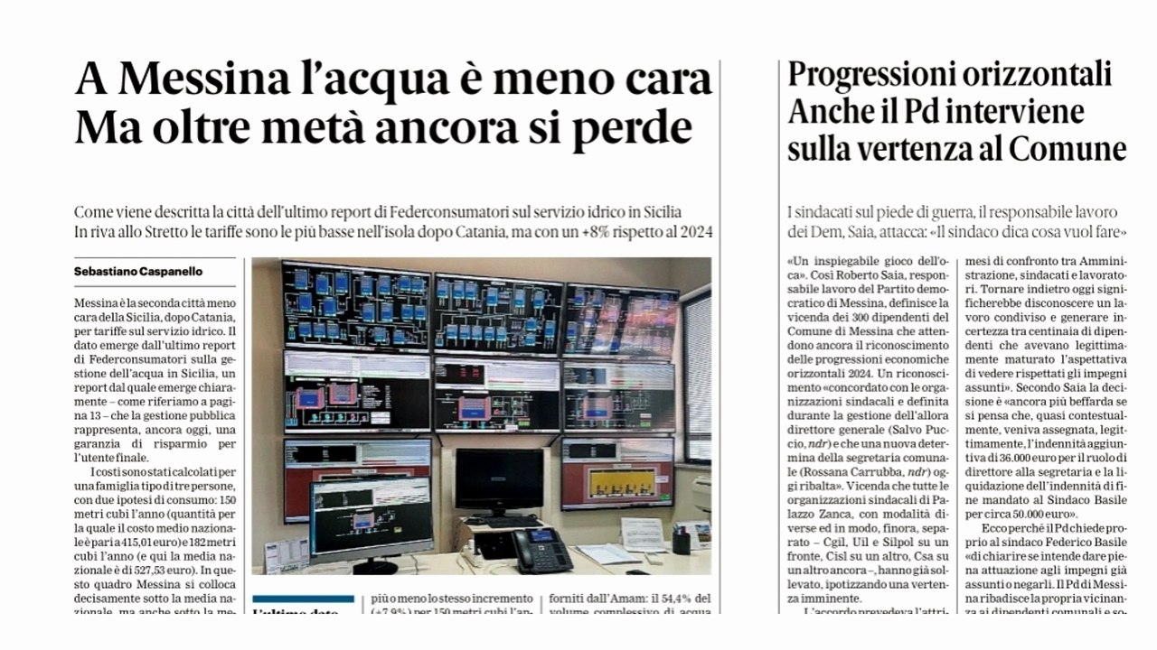 Rassegna stampa 06-06-2026 edizione Messina