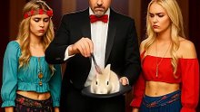 Magician to Bunny Girl! - Magic Gender Change Skin Transformation!