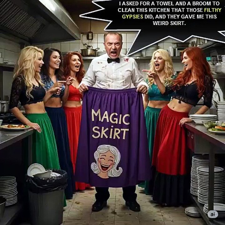 Cook to Beautiful Girl! - Magic Gender Change Skirt Transformation!