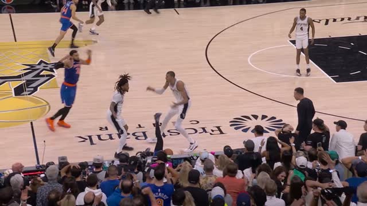 Wembanyama makes costly error before missing game-winning shot in Game 2 loss