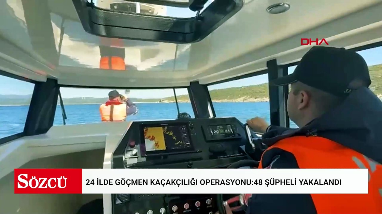 24 ilde göçmen kaçakçılığı operasyonu:48 şüpheli yakalandı