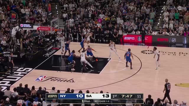 NBA Finals - Les Knicks empochent le match 2 face aux Spurs et mènent 2-0