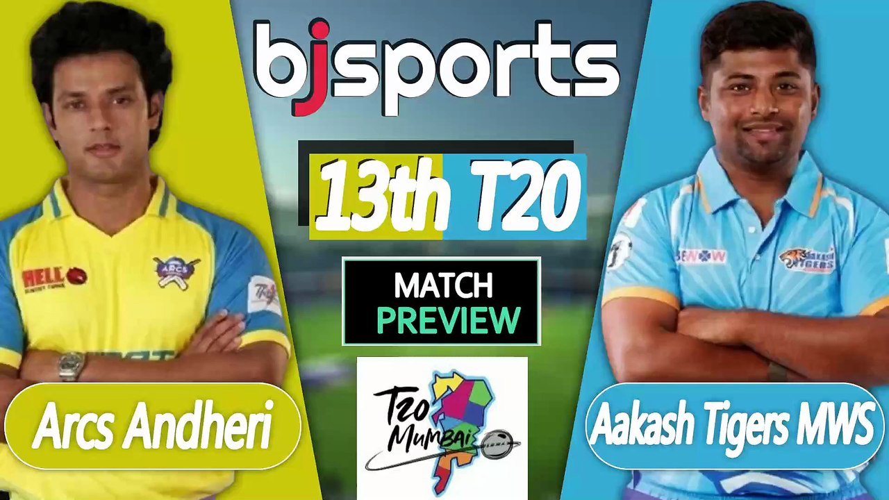 Mumbai T20 League 2026 | Arcs Andheri vs Aakash Tigers MWS 13th T20 Match Preview