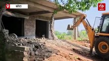 कोटा में फरार हिस्ट्रीशीटर से छुड़ाई केडीए की ढाई बीघा जमीन, एक करोड़ की जमीन पर बनी दो दुकानें तोड़ी