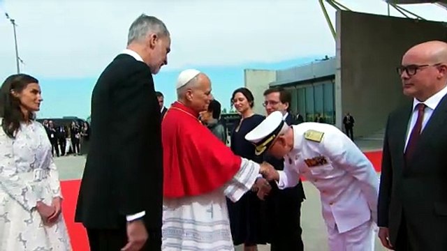 Así ha sido la llegada del Papa León XIV a Madrid