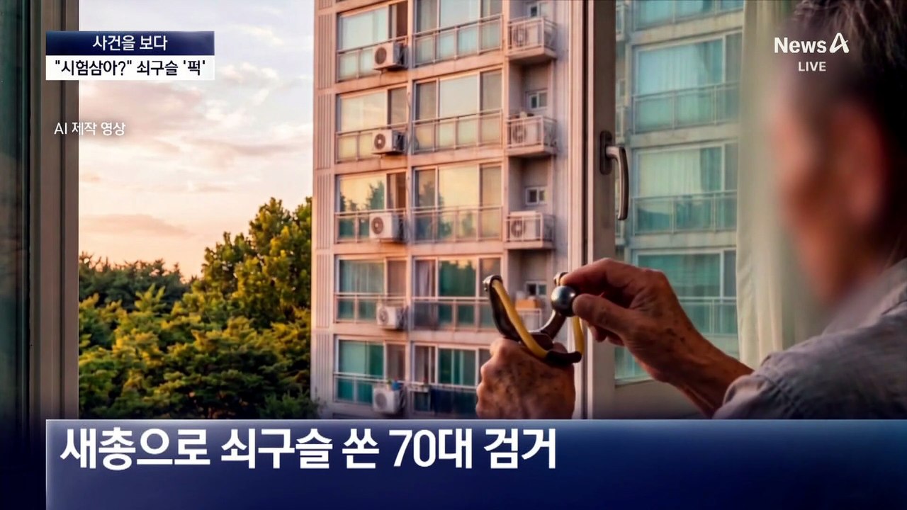 [사건을 보다]아파트 8층서 쇠구슬 발사…“시험 삼아 쏴봤다”
