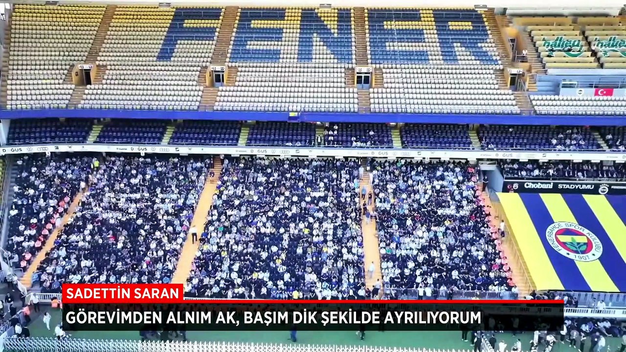 Sadettin Saran: Görevimden alnım ak, başım dik bir şekilde ayrılıyorum