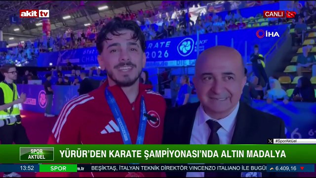 Spor Aktüel - Nesim Acar/Uğur Sezginer/Ömer Faruk Yürür Avrupa Karate Şampiyonu Ömer Faruk Yürür Akit TV'de şampiyonluk sürecini anlattı 6 Haziran 2026