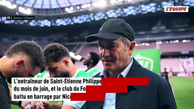 Saint-Étienne et Philippe Montanier, c'est terminé - Foot - Ligue 2 - Saint-Étienne