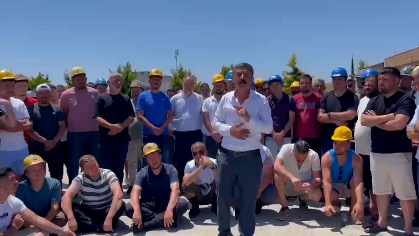 Özşen Madencilik işçileri 18 gündür eylemde; Gökay Çakır: İşçinin de sendikanın da sabrı kalmadı