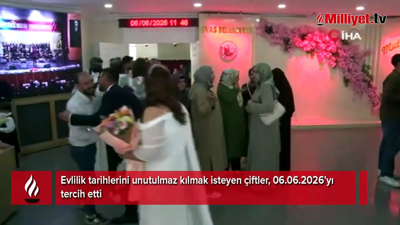 Çiftler nikah salonuna akın etti, tarih kadar n...