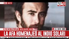 "Esto si que no lo soné", el emotivo homenaje de la AFA al Indio Solari