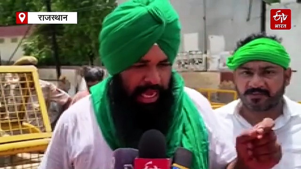 MSP पर गेहूं खरीद का कोटा बढ़ाने की मांग, श्रीगंगानगर में किसानों का ट्रैक्टरों से कलेक्ट्रेट कूच