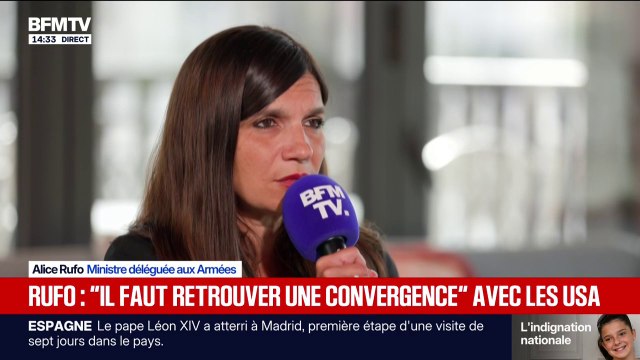 Alice Rufo, ministre déléguée des Anciens combattants, en marge de l'anniversaire du débarquement en Normandie: nous ne sommes pas belligérants