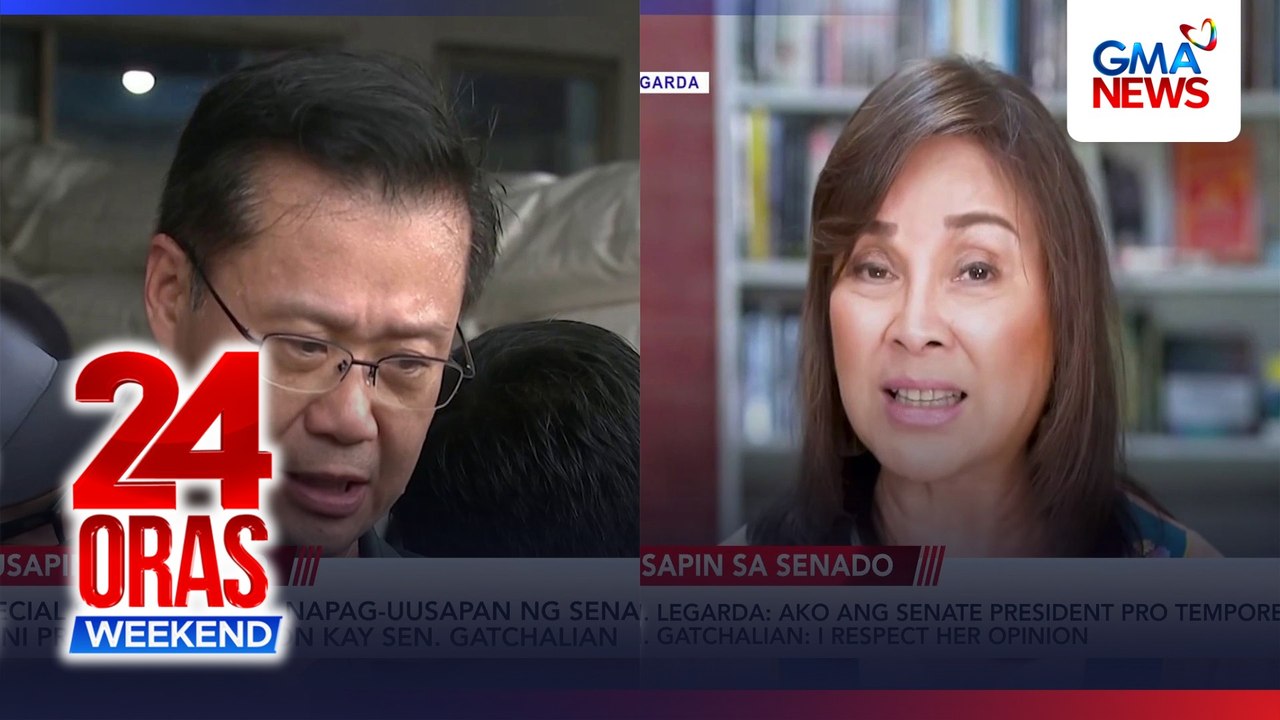 Sens. Gatchalian at Legarda, nagtutunggalian sa pagka-Senate Pres. Pro Tempore | 24 Oras Weekend