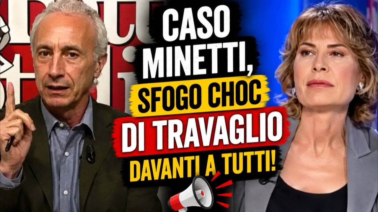Caso Minetti, sfogo choc di Travaglio davanti a tutti