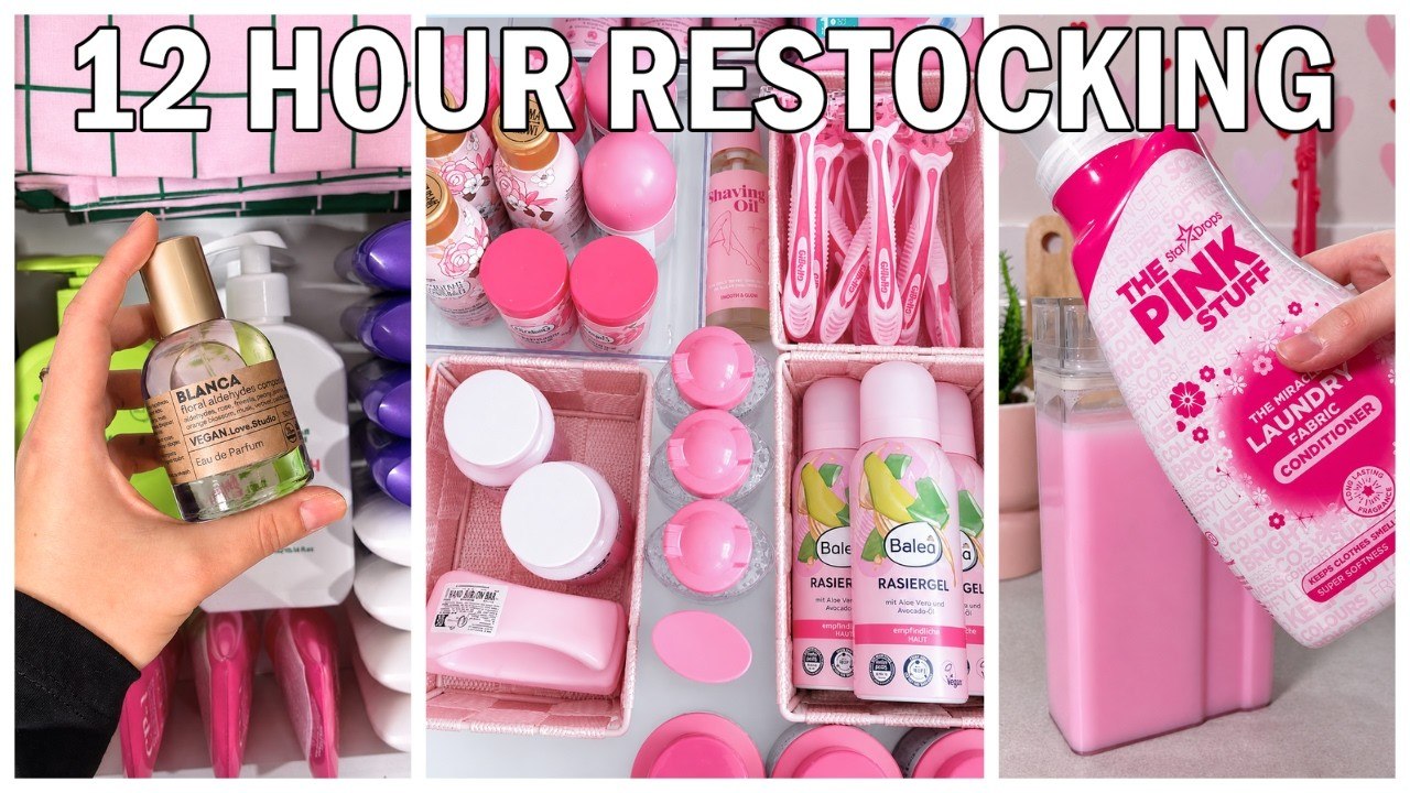 12 Hours of Restocking/Organizing/Cleaning ASMR Videos to Fall Asleep To