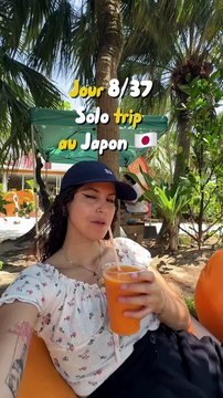 Jour 8 Japon : Plage paradisiaque, acai bowl et coucher de soleil à Okinawa | Solo Trip