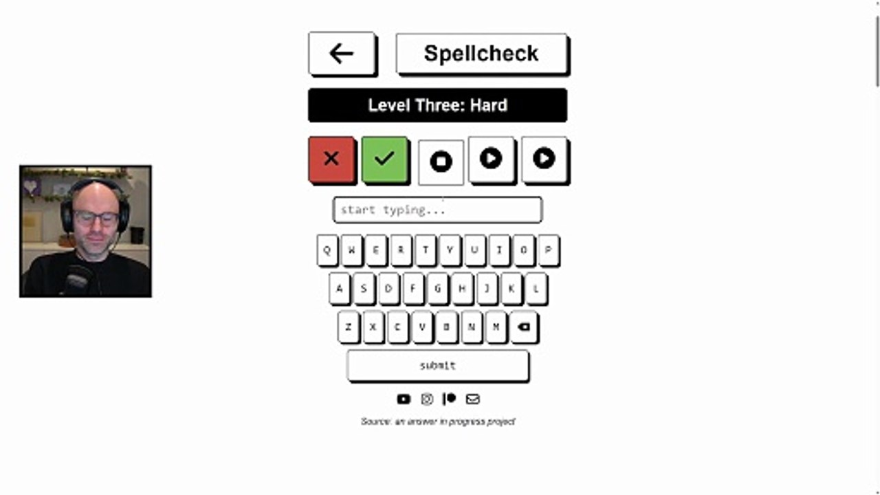 Just Chatting #470: "Canadian spelling test"