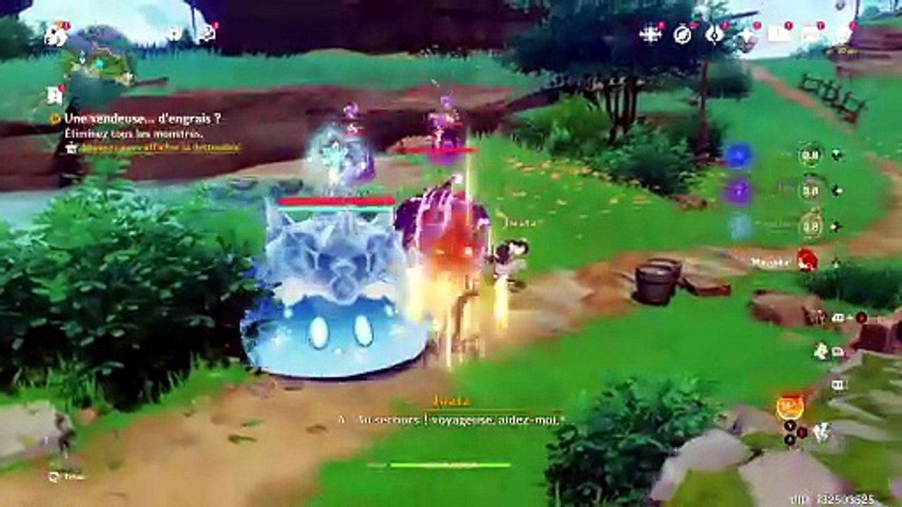 Genshin Impact Inazuma Une vendeuse d'engrais