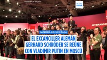 Ucrania lanza un gran ataque con drones mientras Putin se reúne con el excanciller alemán Schröder