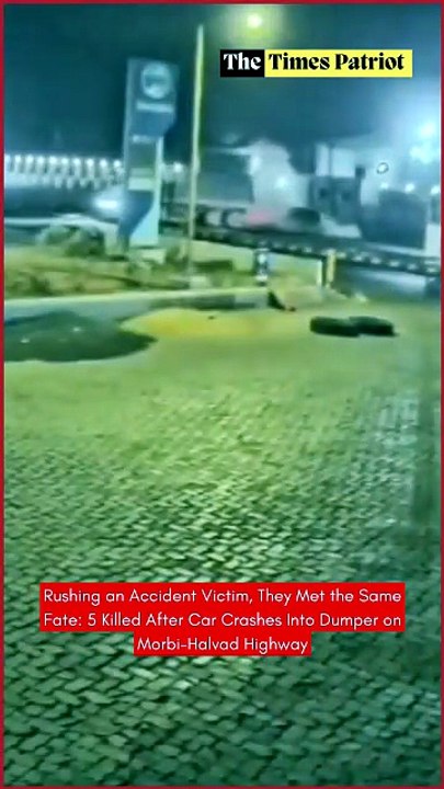 Rushing an Accident Victim, They Met the Same Fate: 5 Killed After Car Crashes Into Dumper