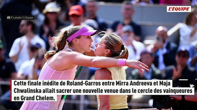 Mirra Andreeva s'offre son premier Grand Chelem en remportant Roland-Garros - Tennis - Roland-Garros (F)