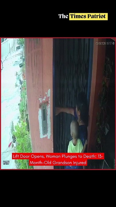 Lift Door Opens, Woman Plunges to Death: 13-Month-Old Grandson Injured