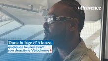 Dans la loge d'Alonzo quelques heures avant  son deuxième Vélodrome