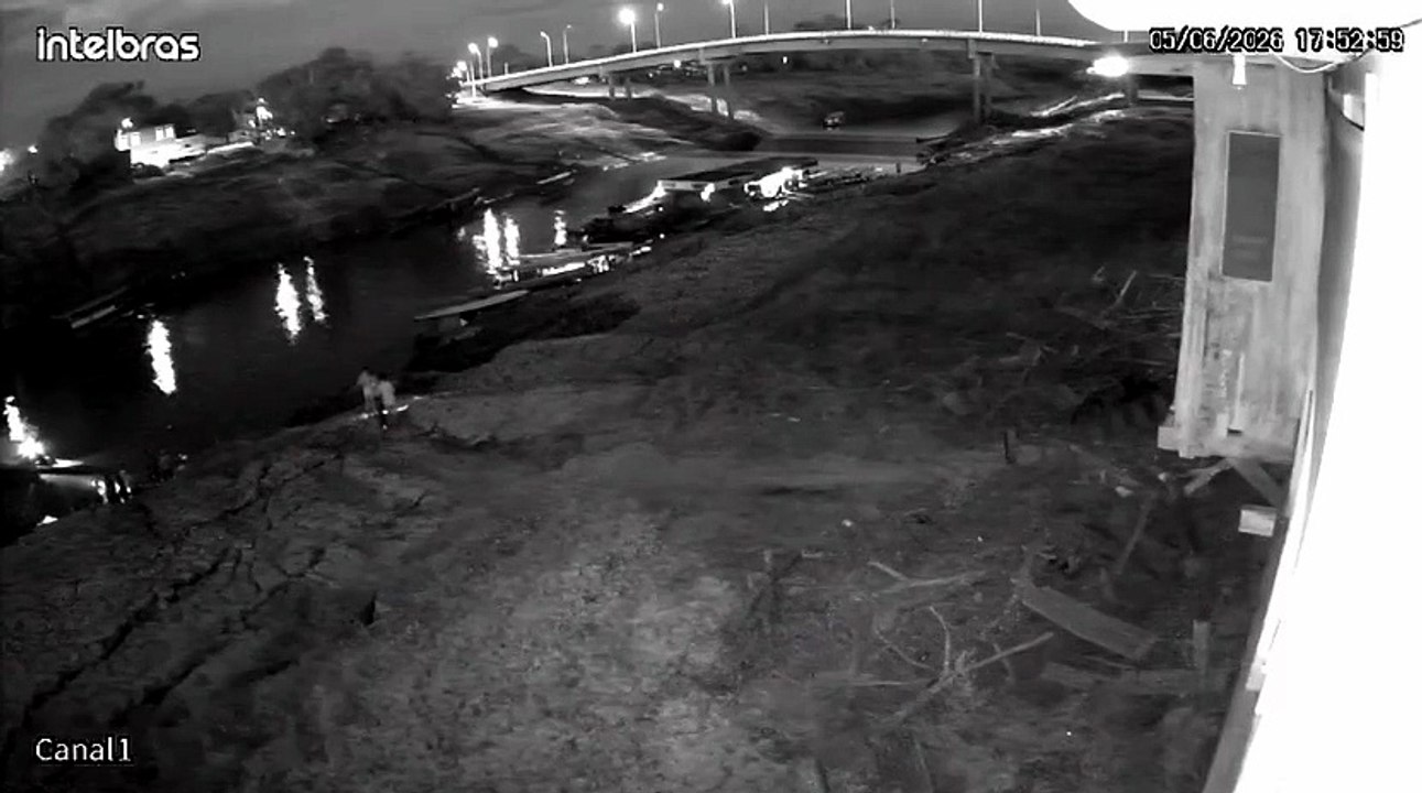 Vídeo mostra momento em que ponte de R$ 36 milhões desaba e deixa feridos no Acre
