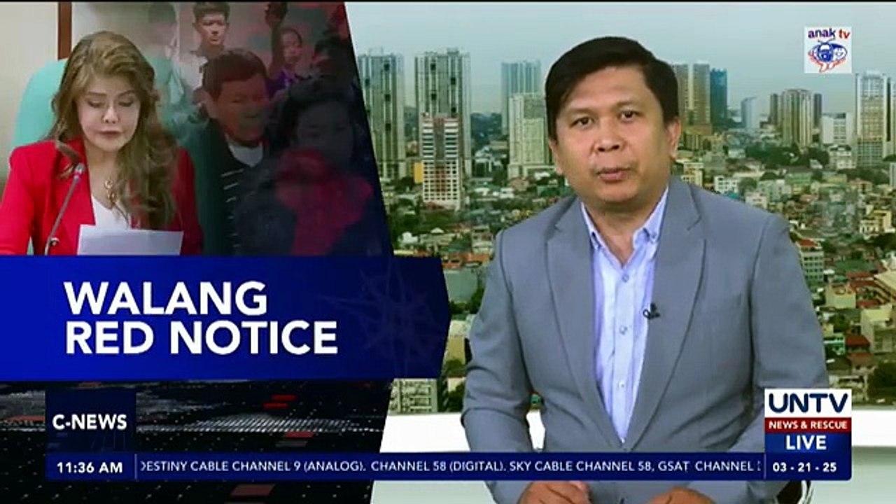 Dating Pangulong Rodrigo Duterte, wala umanong red notice mula sa interpol [Full Movie]