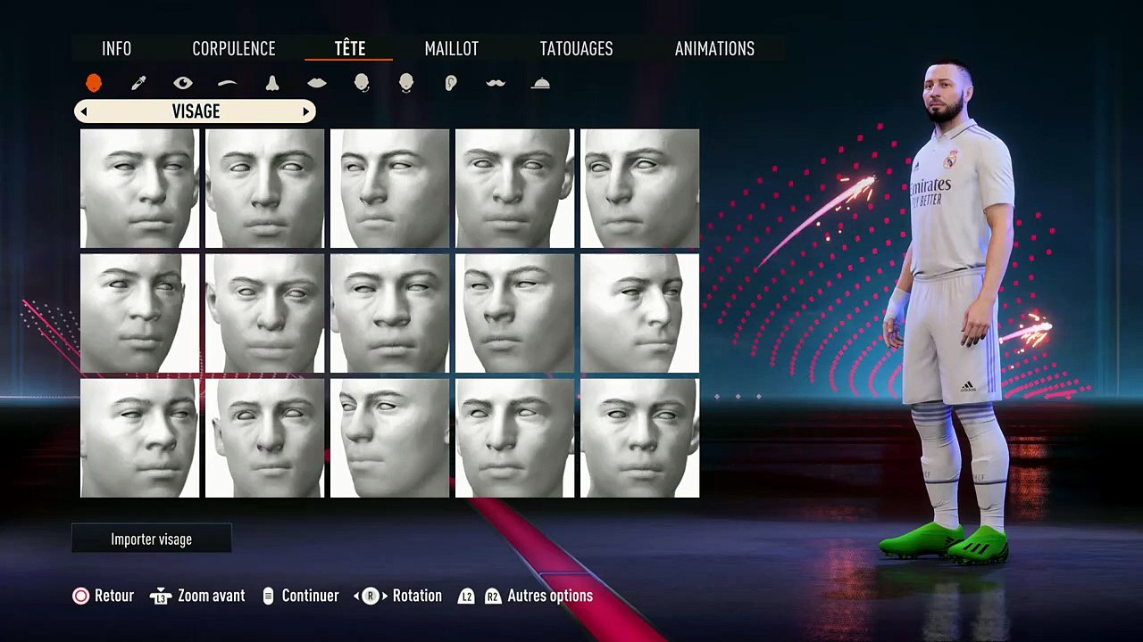 FIFA 23 - Create Karim Benzema Pro Clubs (Face Creation)