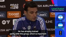 Scaloni hints at Messi minutes in pre-World Cup friendlies