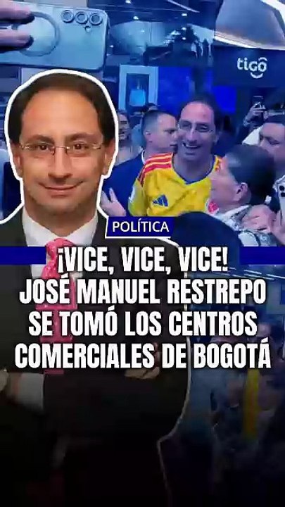 En la recta final hacia la segunda vuelta presidencial, el candidato a la vicepresidencia, José Manuel Restrepo, adelantó una intensa jornada de recorrido por diferentes centros comerciales de Bogotá.