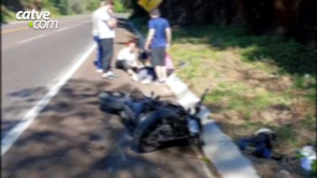 Motociclista fica ferido em acidente na BR 369