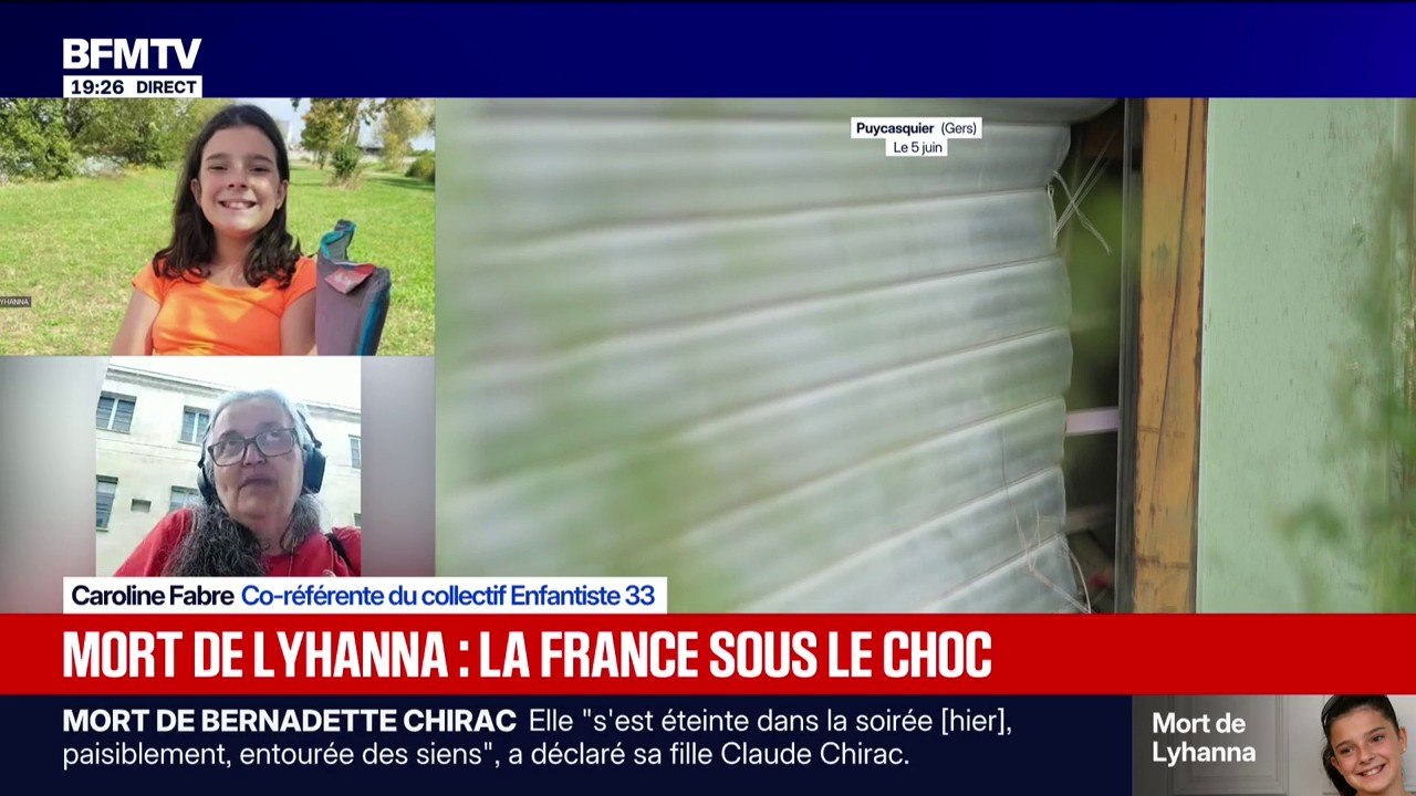 Mort de Lyhanna: "Il faut profiter de cet élan général d'indignation, de tristesse pour parler aux gens", explique Caroline Fabre, co-référente du collectif Enfantiste 33