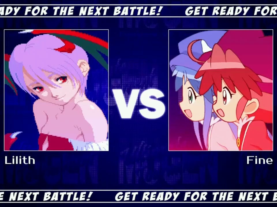 Darkstalkers Team Arcade Mode