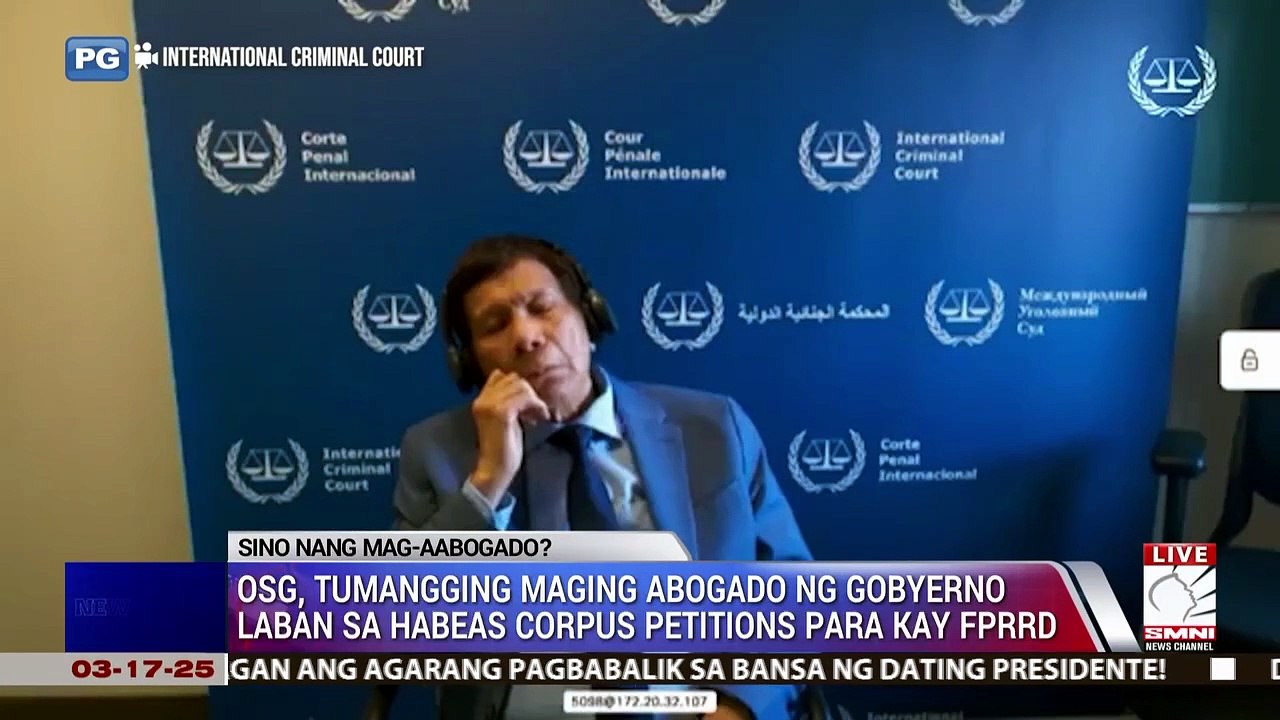 Solgen Declines to Represent Duterte Siblings in ICC-Linked Habeas Corpus Petitions [Full Movie]