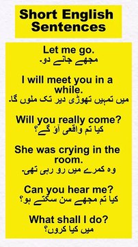 Daily Use English Sentences With Urdu Translation #kidsonlinelearningplatform #spokenenglish #english #englishlearning #englishspeaking #englishlanguage #learnenglish #LearnEnglishFast #EasyEnglish #EnglishTips #EnglishVideo #StudyEnglish #EnglishForEvery