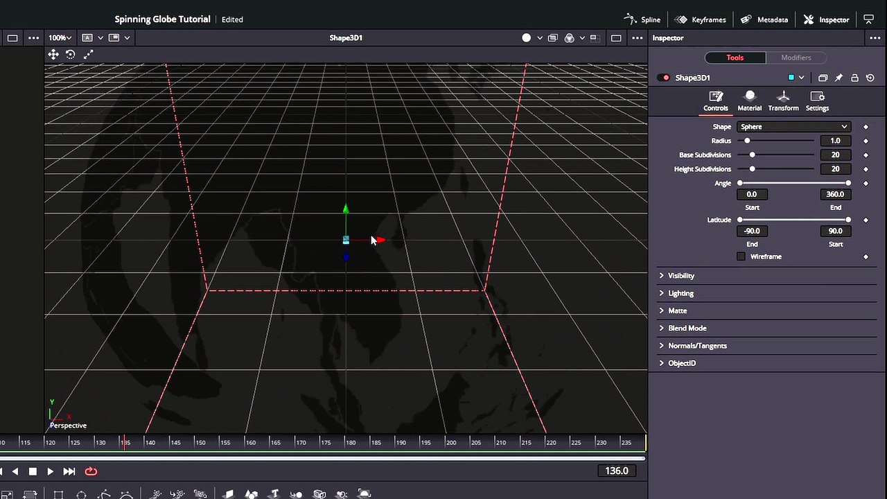 Davinci Resolve - 3D Spinning Globe Tutorial