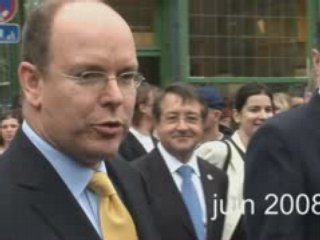 Albert II de Monaco et Philippe en visite à Liège