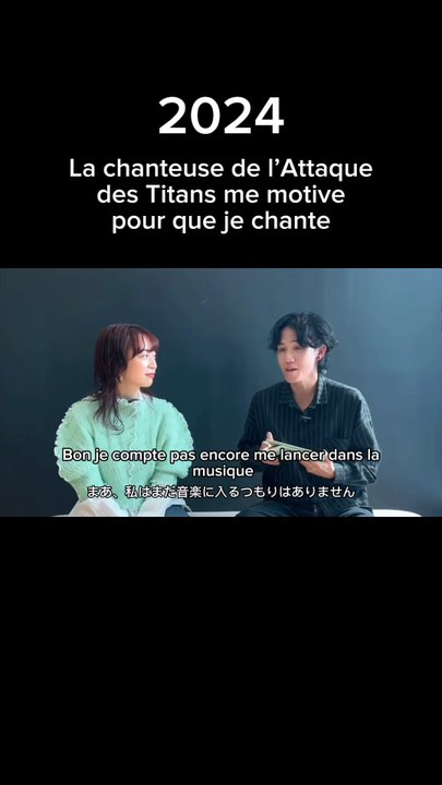 La chanteuse de l’Attaque des Titans m’a motivé
