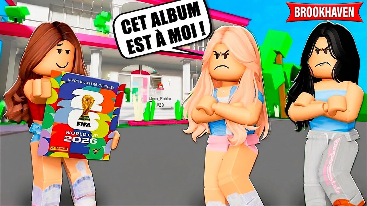 Ma copine m’a volé mon album de la Coupe du Monde ! | Histoires Brookhaven RP | Roblox