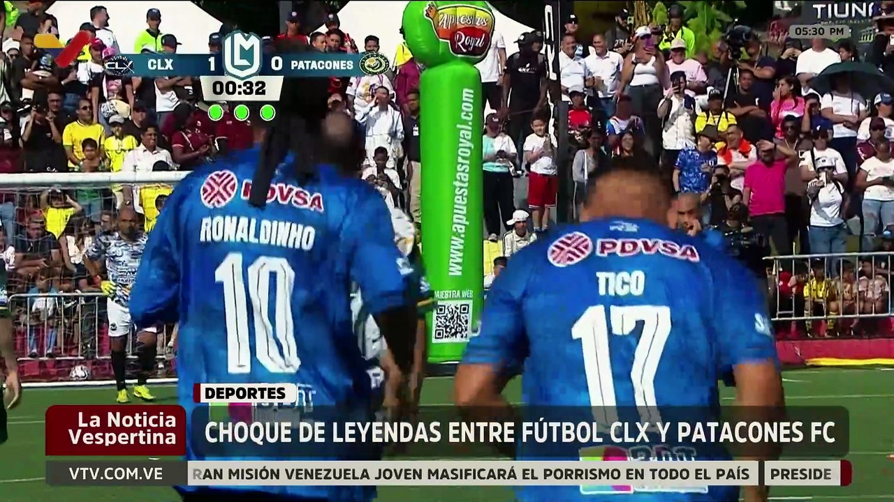 Polideportivo de Mesuca en Petare recibe la visita del astro del fútbol Ronaldinho Gaúcho