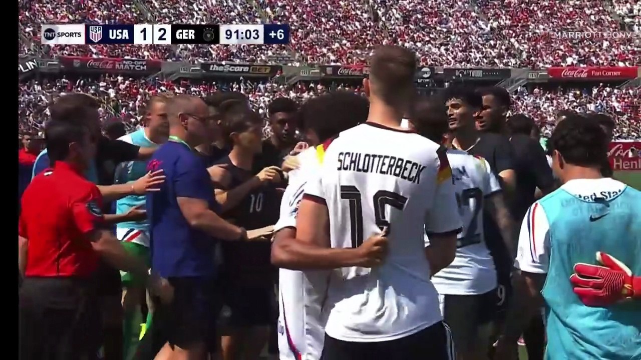 Fight b/w Germany & USA Before FIFA World Cup 2026
