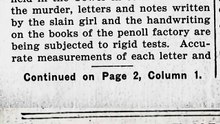 Saturday, May 17th, 1913, New Phagan Witnesses Have Been Found