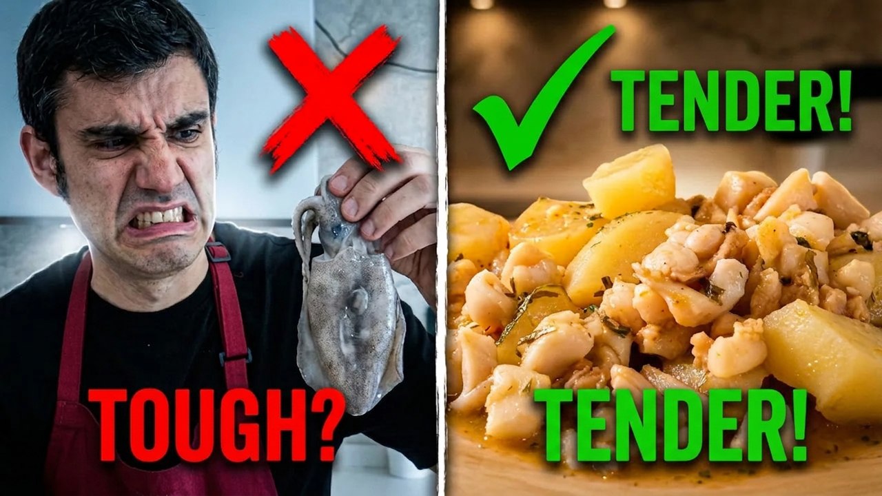Irresistible Garlic Cuttlefish & Potatoes (Pro Chef Secret Inside)