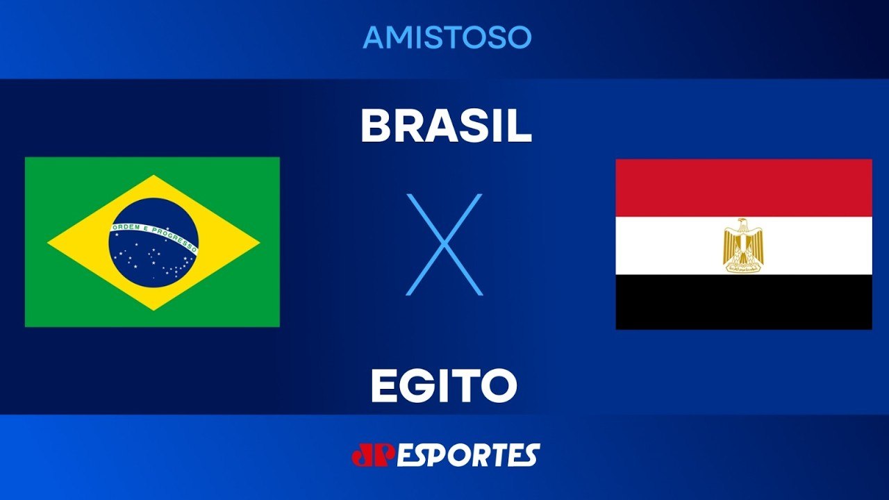 Brasil 2 x 1 Egito - 06/06/2026 - Amistoso