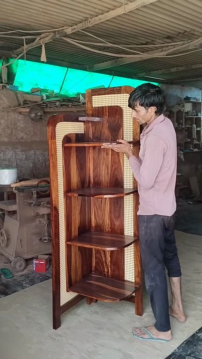 😱 यह Book Shelf कैसे बनाई गई? | Amazing Carpenter Skills