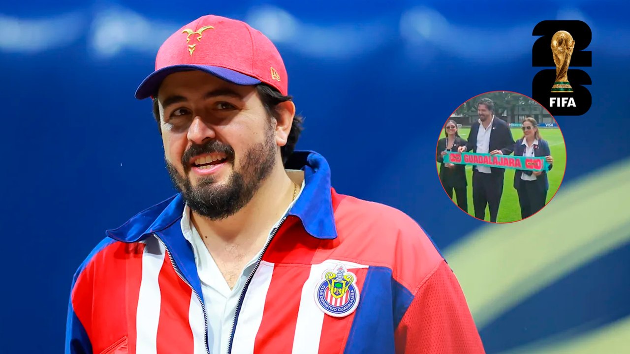 Amaury Vergara presenta las instalaciones de Guadalajara para el Mundial 2026 y presume su transformación